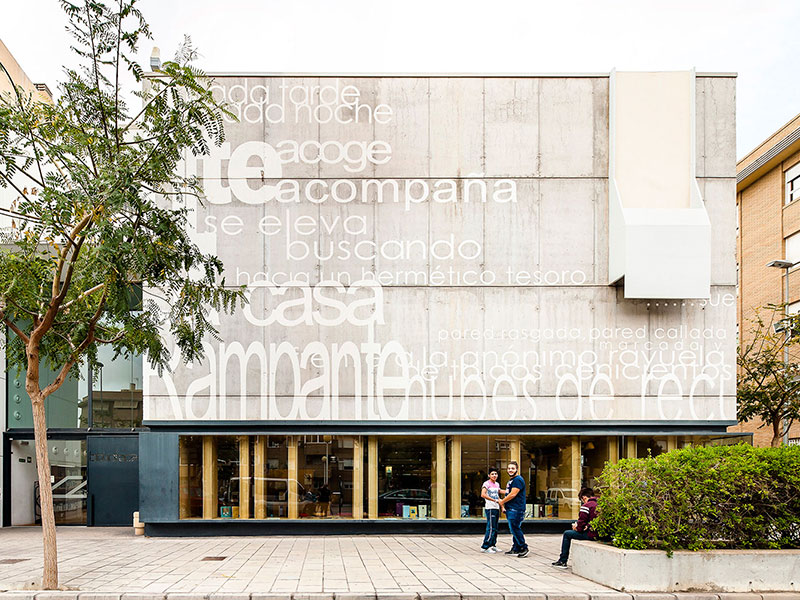 Biblioteca de San Vicente. Edificio dotacional. Arquitectos Alicante. Eneseis Arquitectura