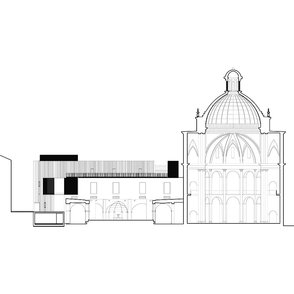 Rehabilitación Concatedral San Nicolás. Edificio dotacional. Arquitectos Alicante. Eneseis Arquitectura